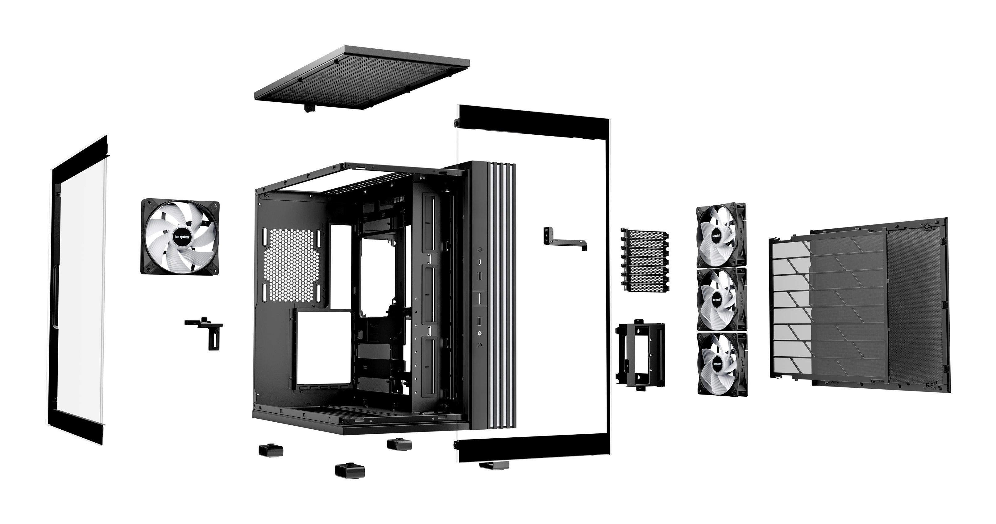 EAN 4260052191736 - be quiet! LIGHT BASE 600 LX Black Midi Tower Negro imagen 4