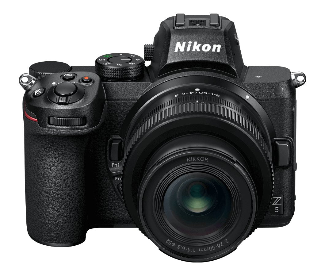Cámara Evil Nikon Z5 Full Frame Con Objetivo Nikkor 24 50 Mm F 4 6.3 24.3 Mp Wifi Bluetooth Negro