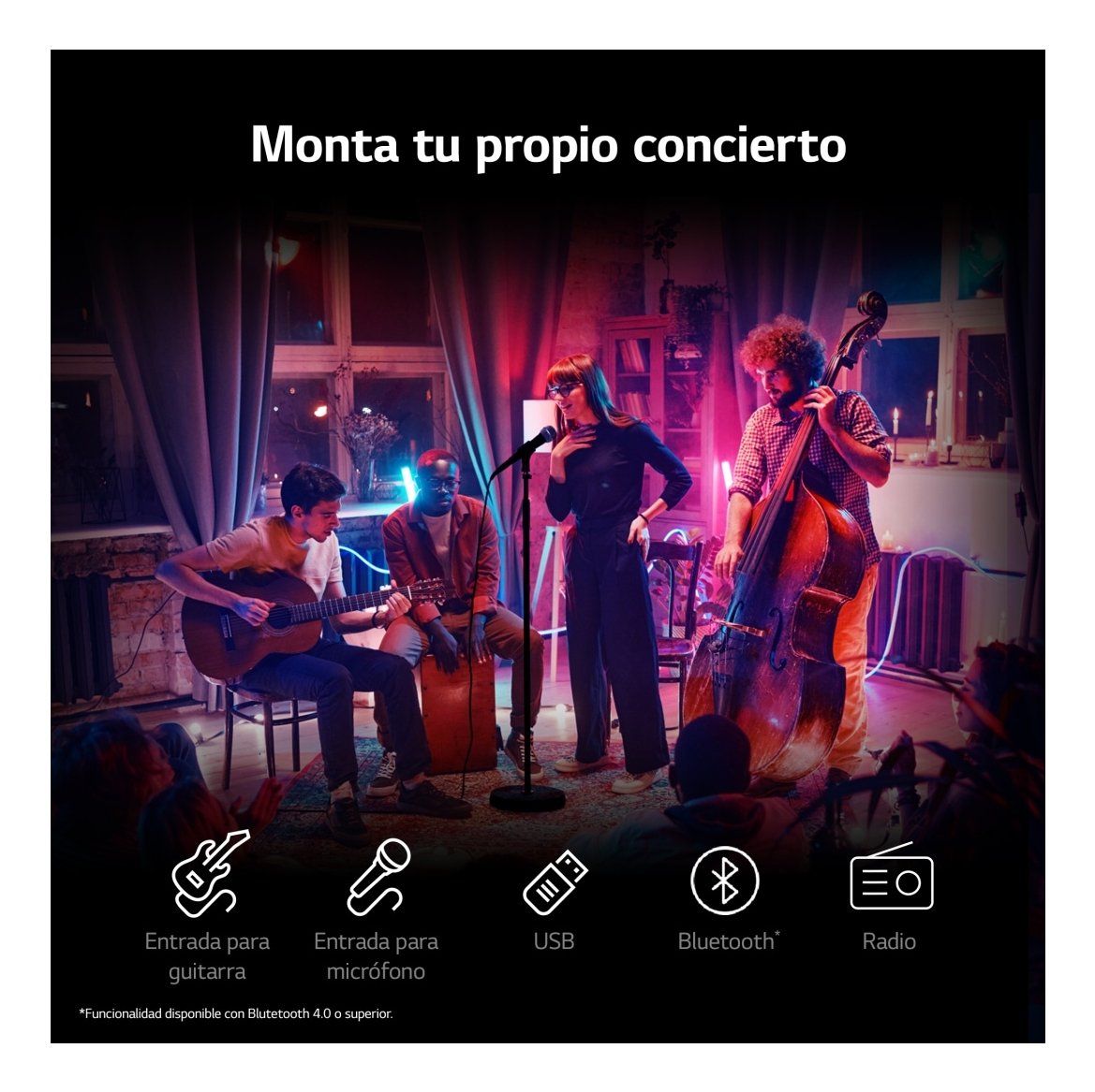 Lg Rnc7 / Altavoz De Fiesta & Karaoke