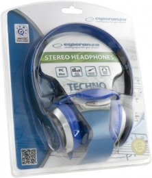 Esperanza Eh145b Techno - Auriculares Estéreos De Audio Con Control De Volumen
