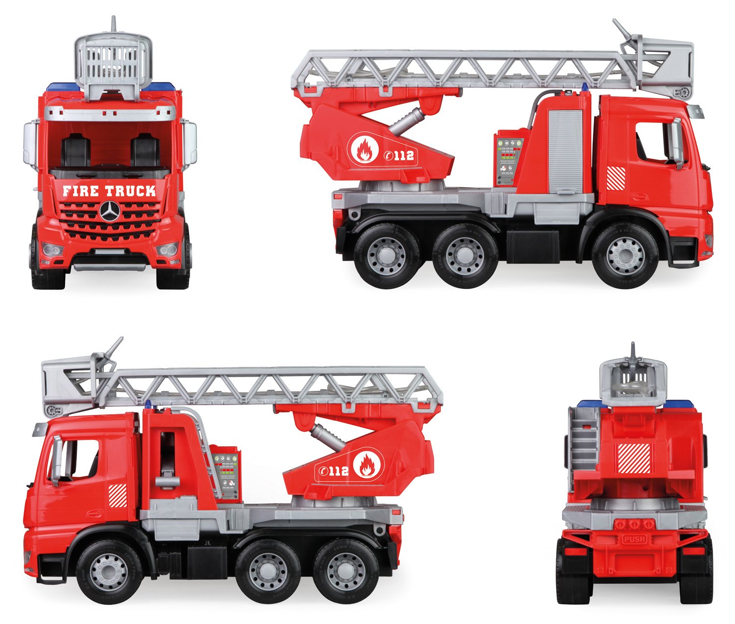 EAN 4006942873906 - Lena Worxx Fire truck with ladder Arocs imagen 4