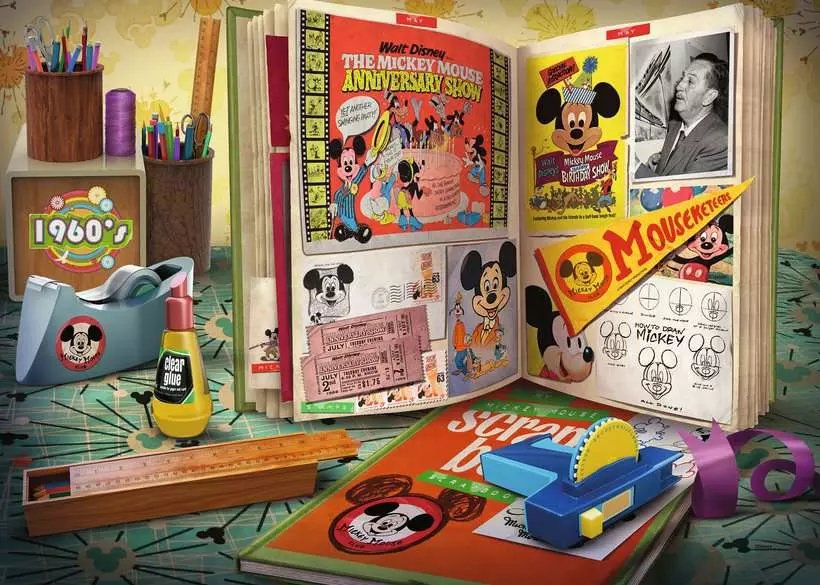 Ravensburger Puzzle 1960 Mickey Moments 1000 Piezas 12000842