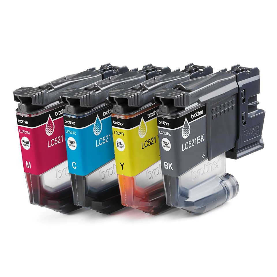 EAN 4977766842150 - Brother LC521VAL cartucho de tinta 4 pieza(s) Original Negro, Cian, Magenta, Amarillo imagen 4
