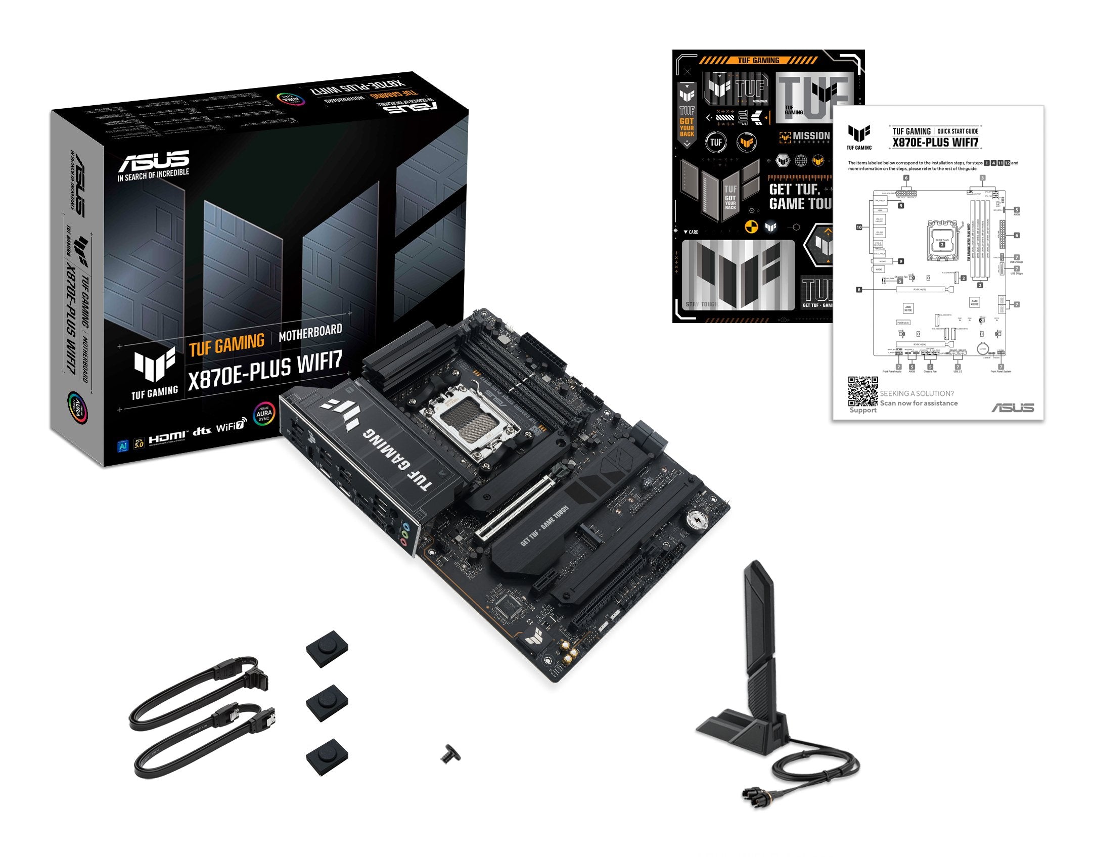 EAN 4711636100342 - ASUS TUF GAMING X870E-PLUS WIFI7 AMD X870E Zócalo AM5 ATX imagen 5
