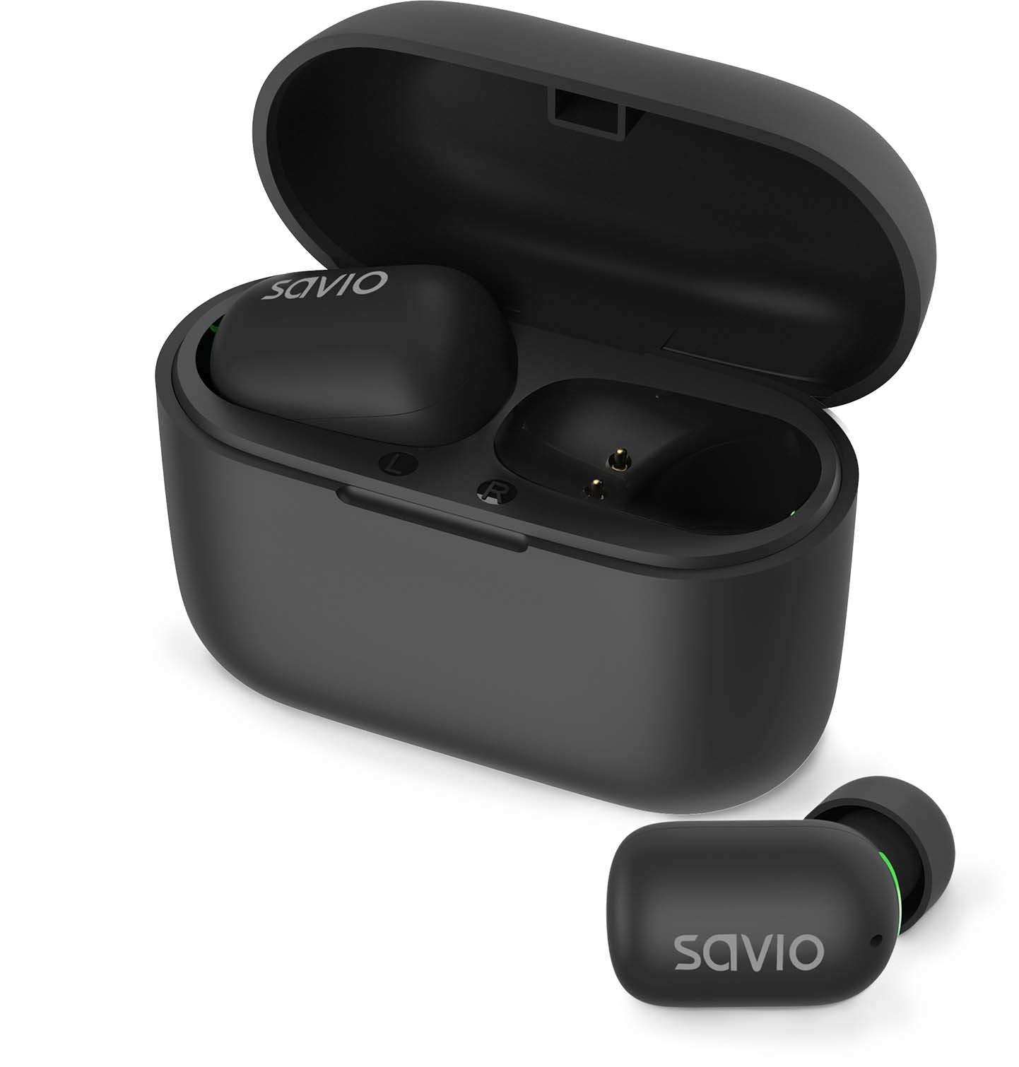 EAN 5901986046837 - Savio TWS-09 auricular y casco Auriculares True Wireless Stereo (TWS) Dentro de oído Llamadas/Música Blue imagen 3