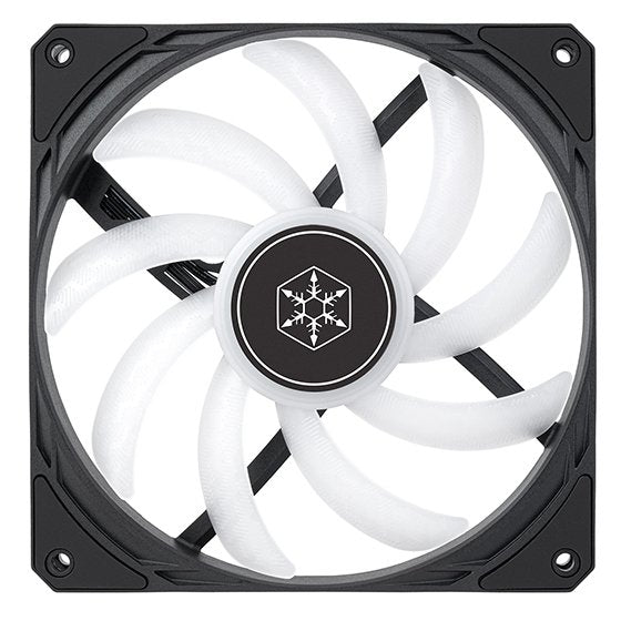 Ventilador Silverstone Air Slimmer 140 Argb, Negro