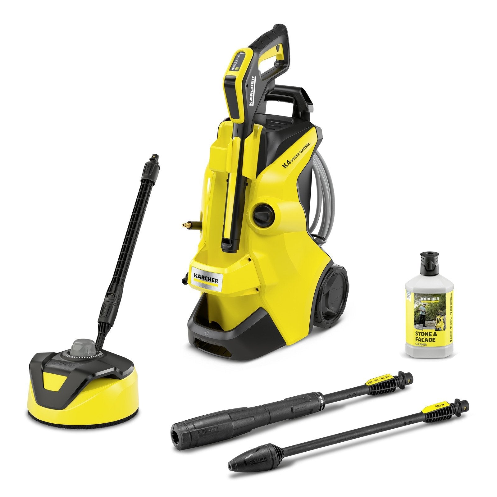 Hidrolimpiadora Kärcher K 4 Power Control Flex Home Vertical Eléctrico 420 L/H Negro, Amarillo