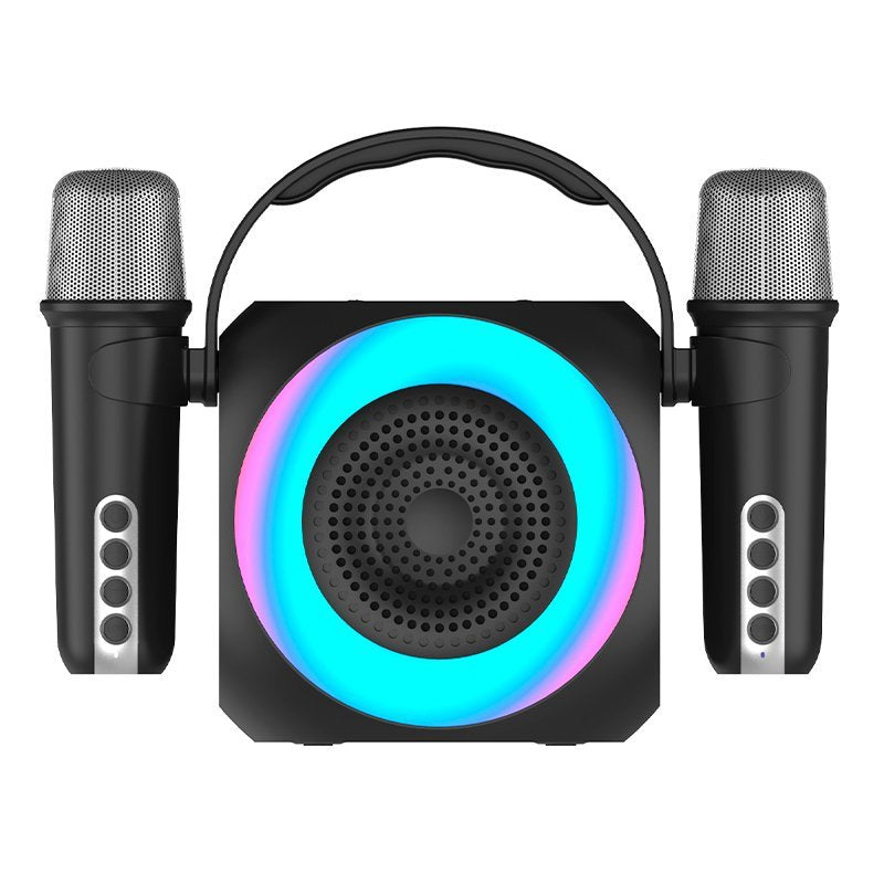 Cool Altavoz Bluetooth Universal Musica 6w Mini Karaoke Party + 2 Microfonos Negro