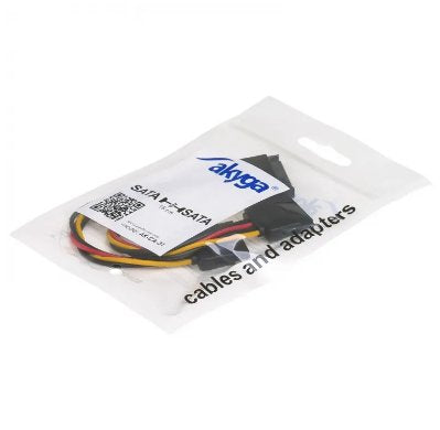 EAN 5901720132031 - Akyga AK-CA-31 cable de SATA 0,15 m Negro, Rojo, Amarillo imagen 2