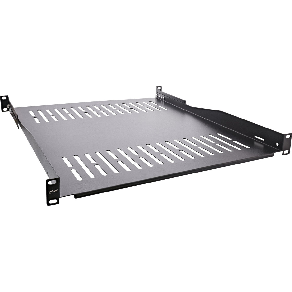 Inline® 19" Shelf, 550mm, 50kg, 1u, Ral 9005 Negro