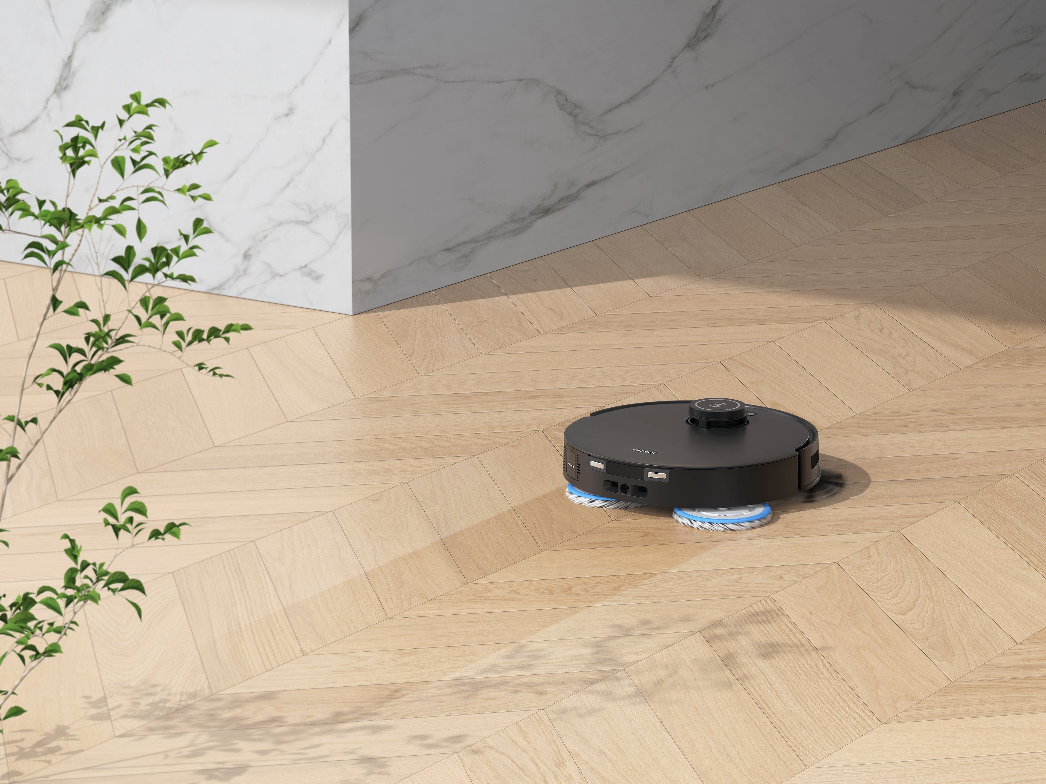 Robot Aspirador Ecovacs Deebot T30s Pro Negro, Incluye Estación Omni Todo En Uno T30s Pro Black