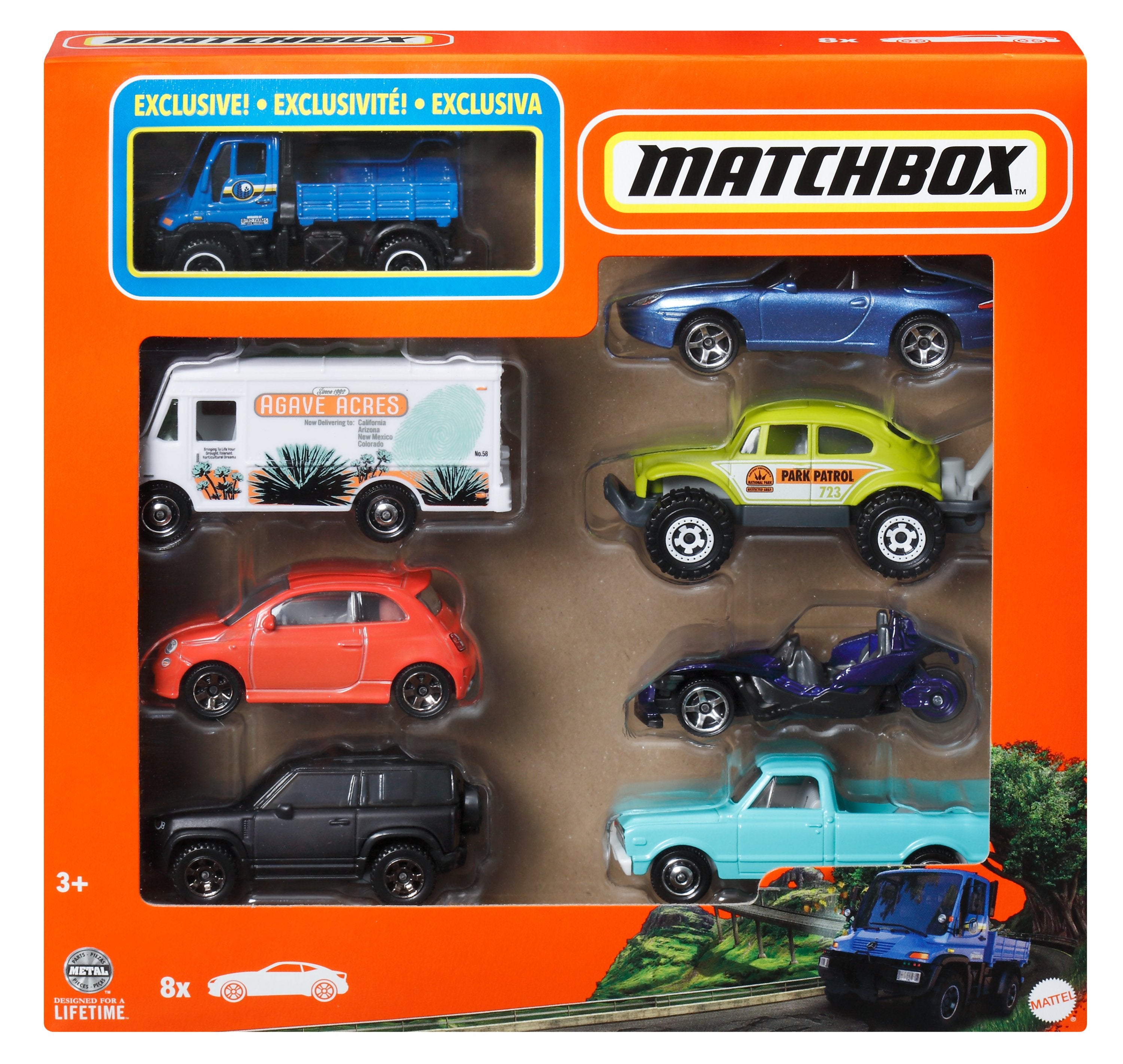 Zestaw Pojazdów Matchbox 8-Pak 1:64 Mix