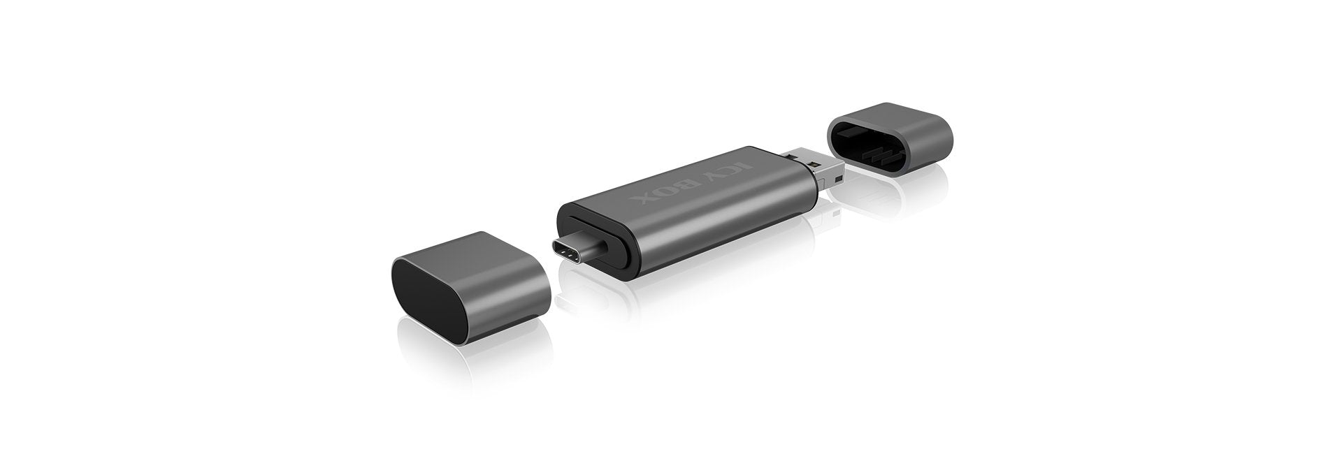 Icy Box Ib-Cr201-C3 Lector De Tarjetas Externo Con Conector Multi-Usb