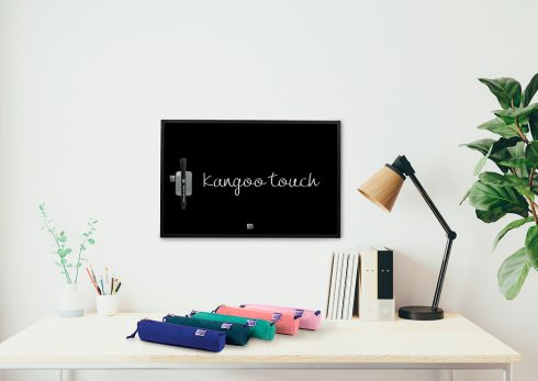 Oxford Estuche Kangoo Touch Redondo Pequeño Microfibra C/Surtidos