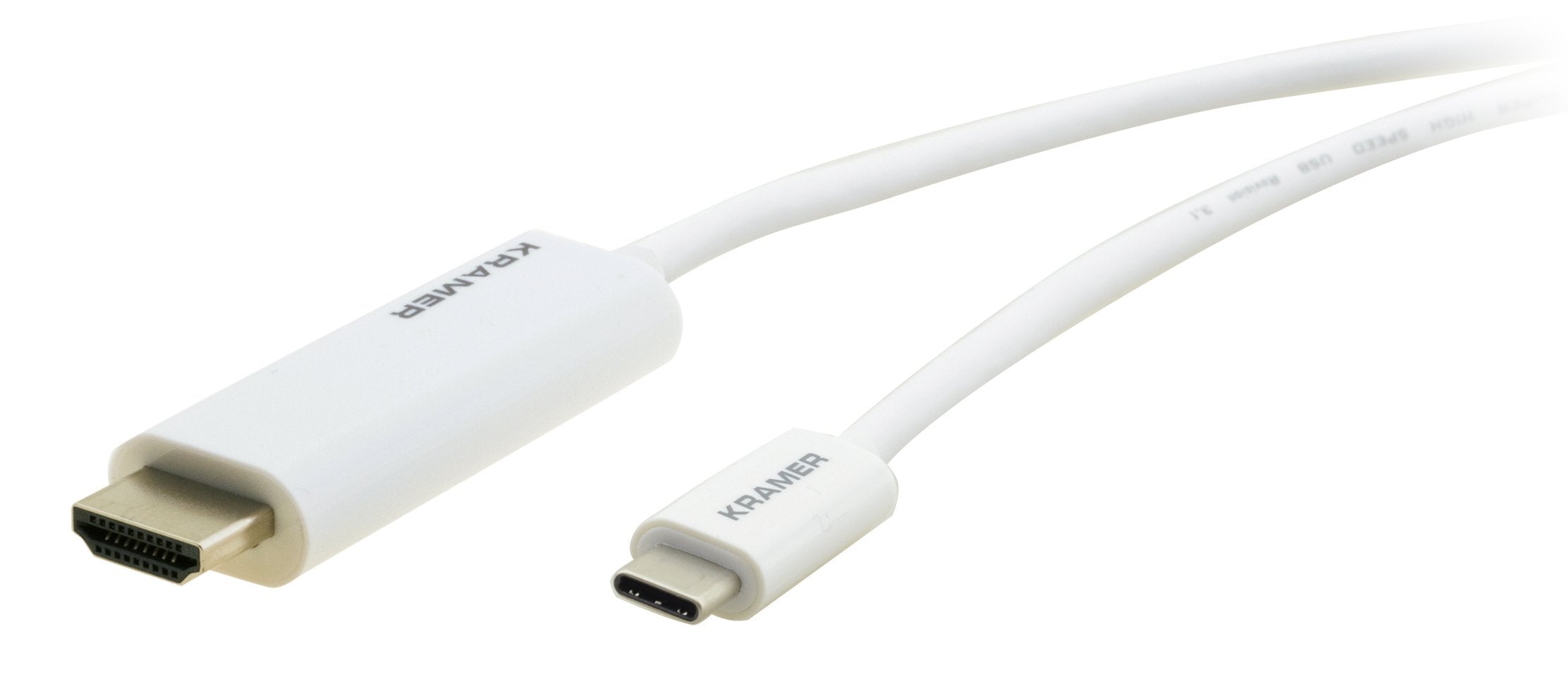 EAN 7291063094164 - Kramer Electronics C-USBC/HM15 adaptador de cable de vídeo 4,6 m HDMI tipo A (Estándar) Blanco imagen 1