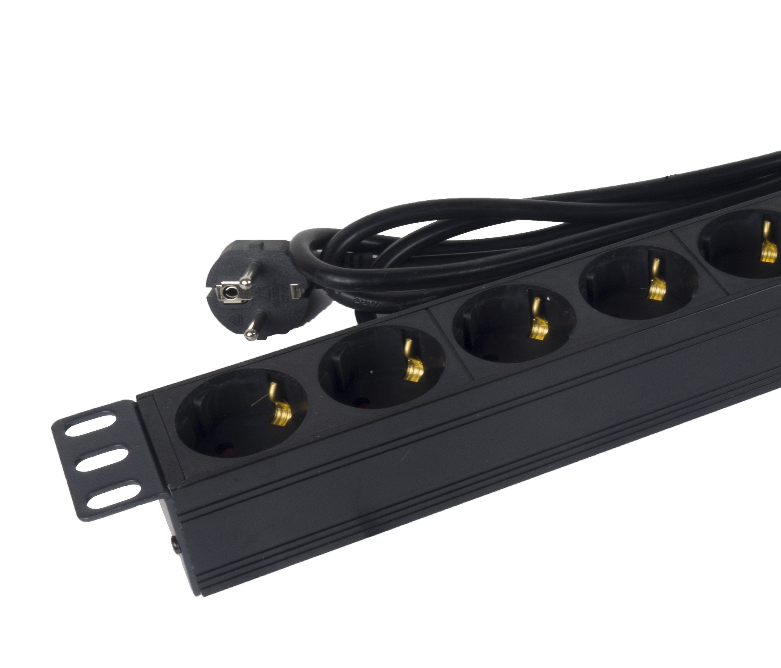 Regleta Con Interruptor Phasak Bns 1518 8 Tomas De Corriente Cable 1.5m Negro