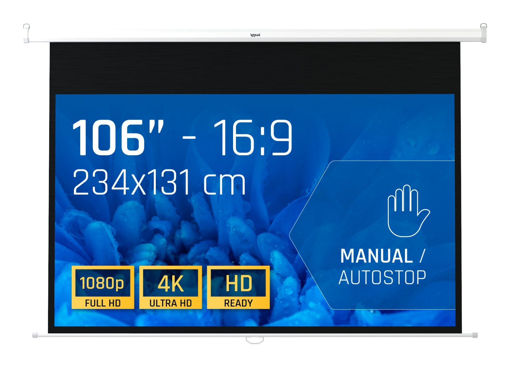 EAN 8435364319284 - iggual PSIMS234 pantalla de proyección 2,69 m (106") imagen 19