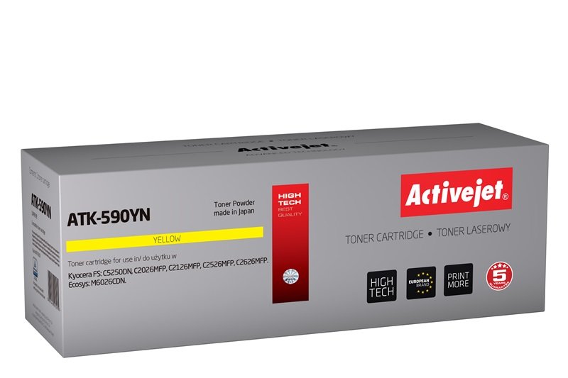 EAN 5901443017271 - Activejet ATK-590YN cartucho de tóner 1 pieza(s) Compatible imagen 1