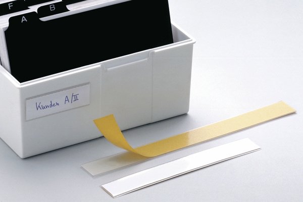 Durable Tira Autoadhesiva Schildfix Para Marcar 15x200mm Caja 10u Transparente