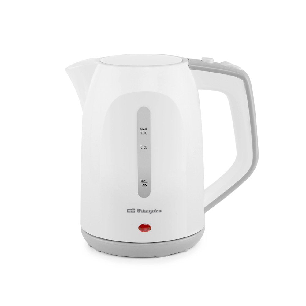 Orbegozo Kt 5011 Hervidor De Agua Rapido Y Seguro - Potencia 1100w - Capacidad 1l - Asa De Tacto Frio - Resistencia