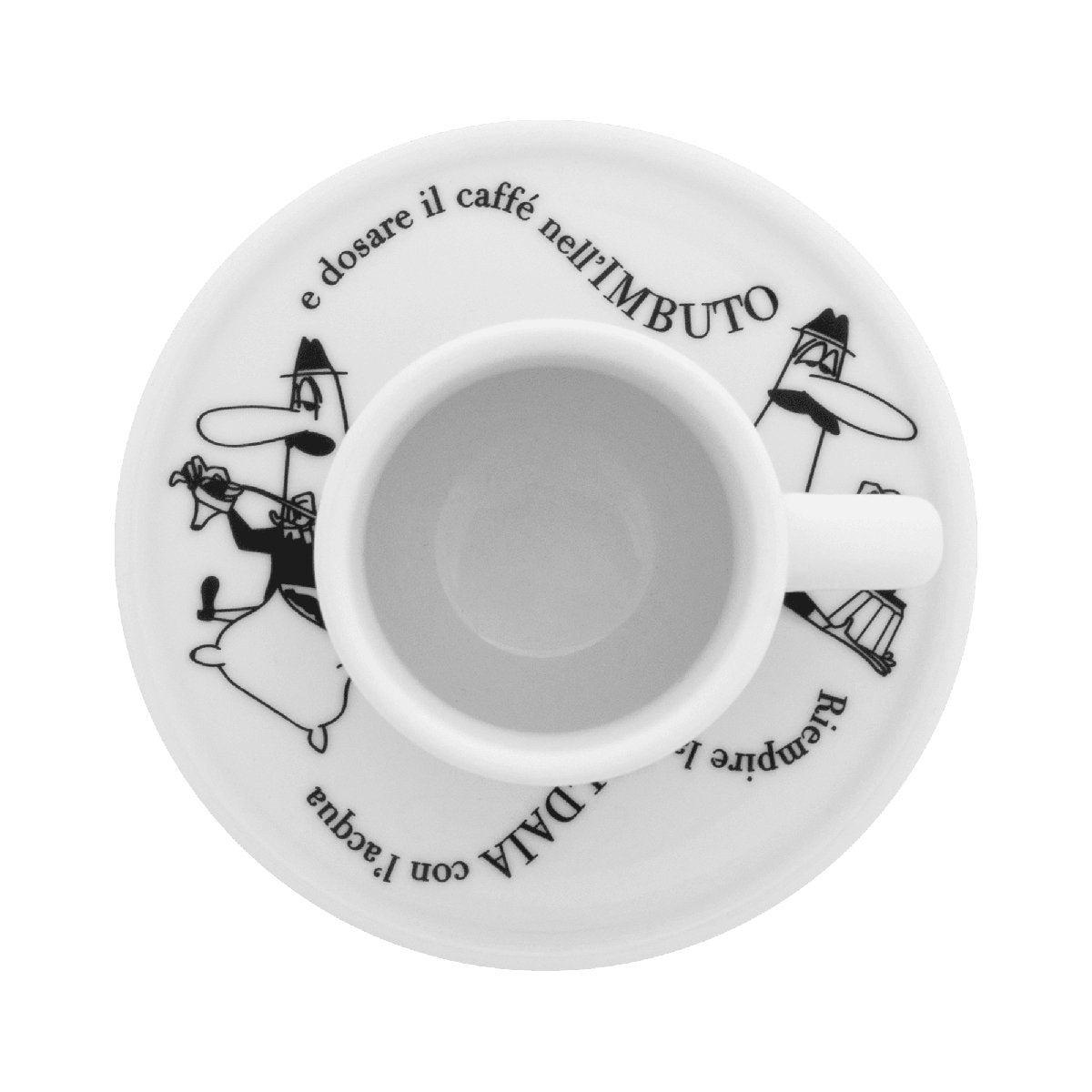 Set De 4 Tazas Bialetti Moka Carosello