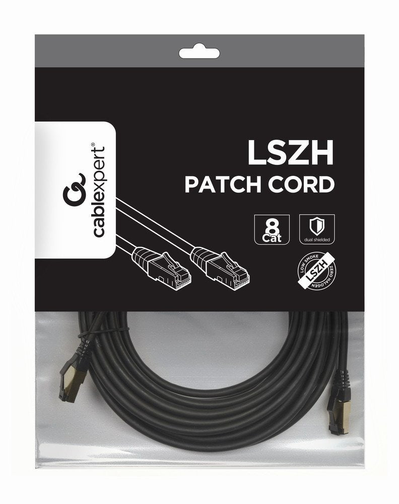 EAN 8716309120678 - Gembird PP8-LSZHCU-BK-7.5M cable de red Negro 7,5 m Cat8 S/FTP (S-STP) imagen 2
