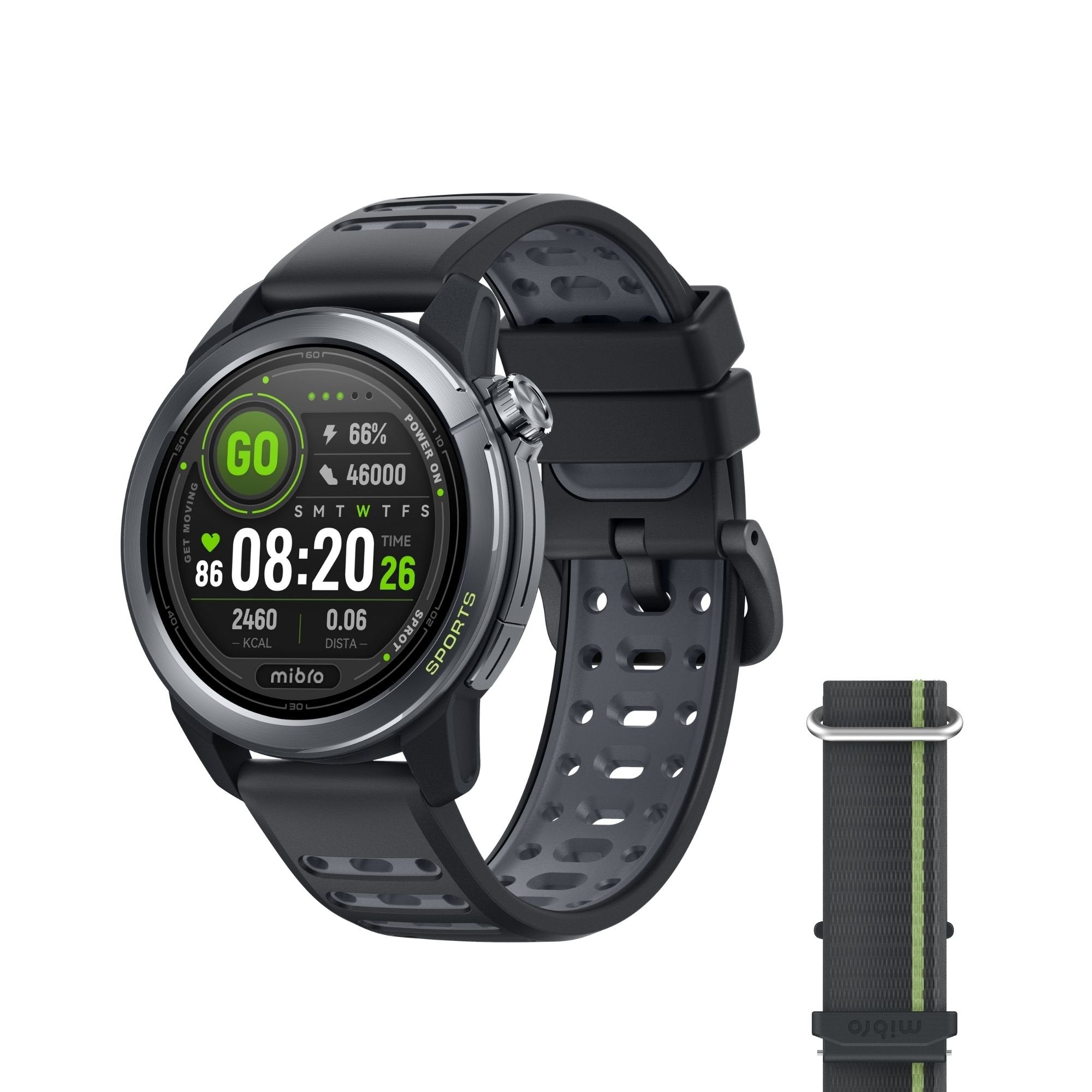 Smartwatch Mibro Gs Active 2 Smartwatch - 1,32" Amoled · 5atm · Bt. 5.3 · Bat. 350mah · Gps · Negro