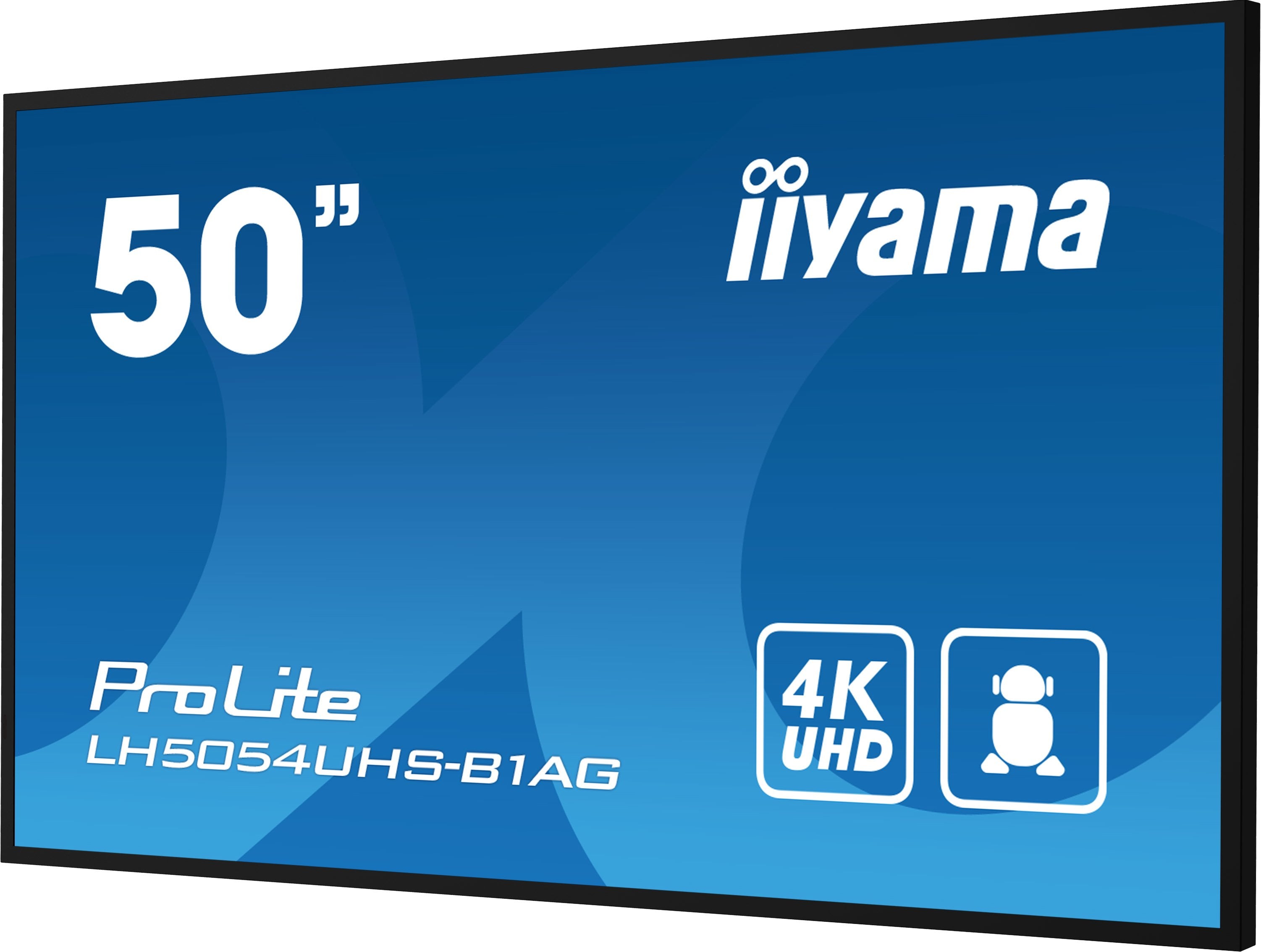 Iiyama 50 Lcd 4k Black Lh5054uhs-B1ag