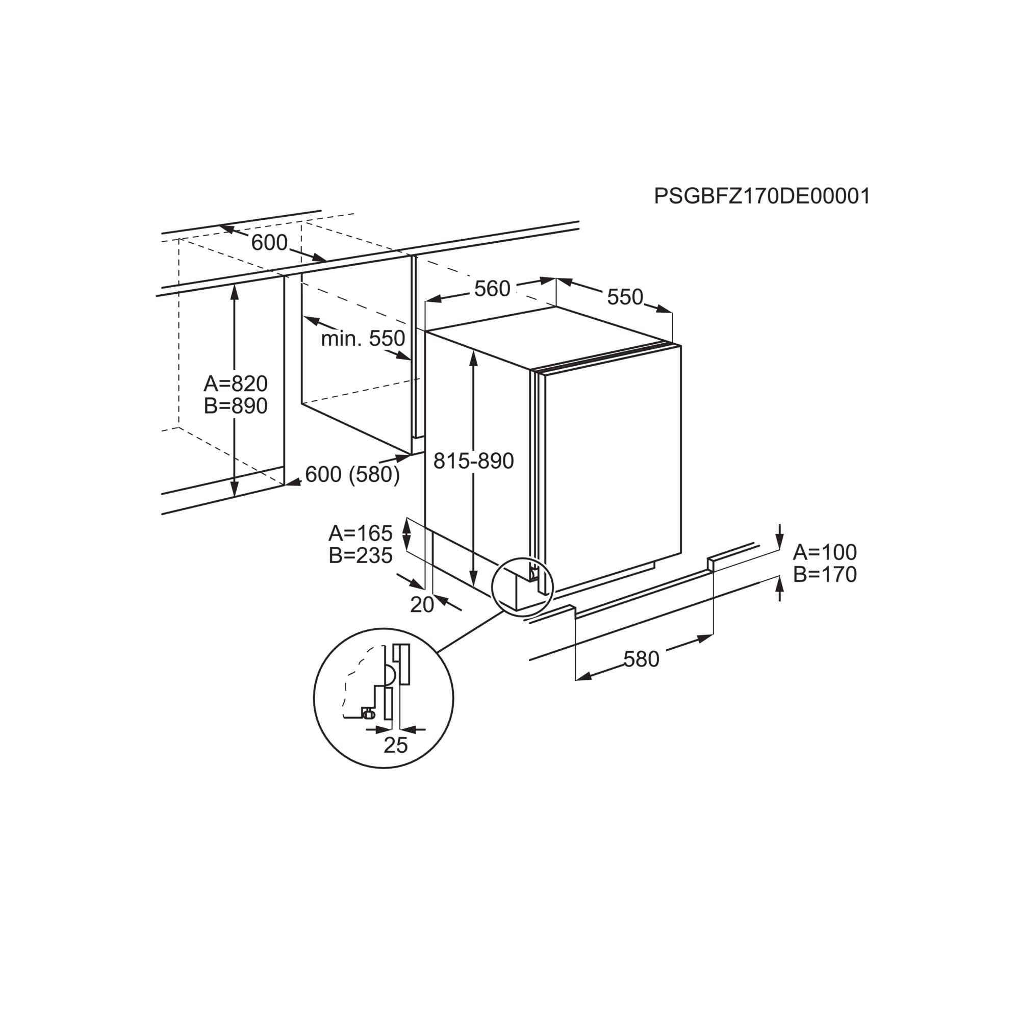 EAN 7333394022628 - Electrolux LXB2AE82S frigorífico Integrado 127 L Blanco imagen 4