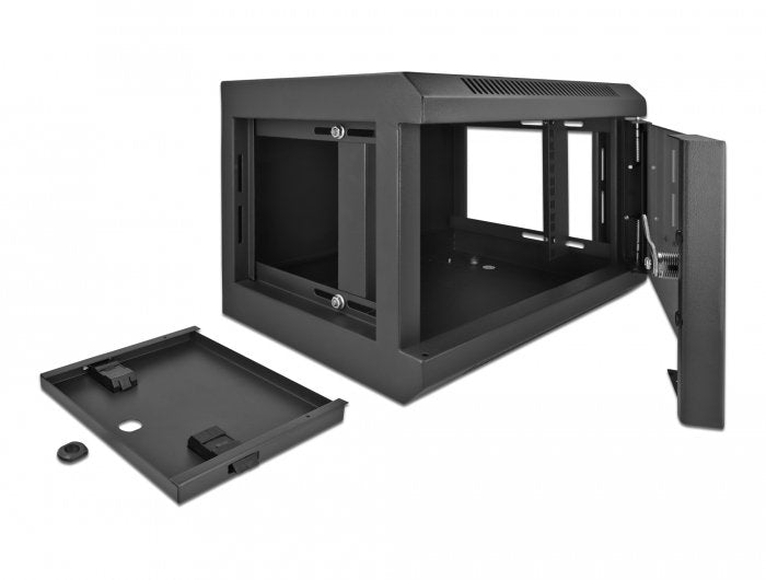 Delock Armario Rack 25,4 Cm (10") 4 He Negro