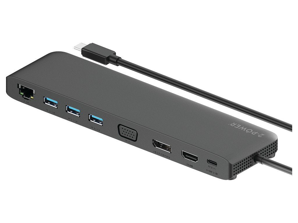 EAN 5055190142042 - 2-Power DOC0118A base para portátil y replicador de puertos Negro imagen 2