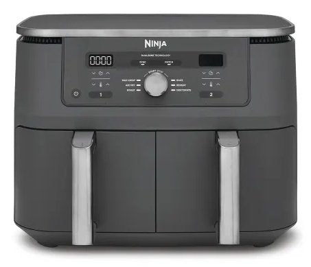 EAN 0622356322676 - Ninja DZ400EU freidora Doble 9,5 L Independiente 2470 W Freidora de aire caliente Gris imagen 1