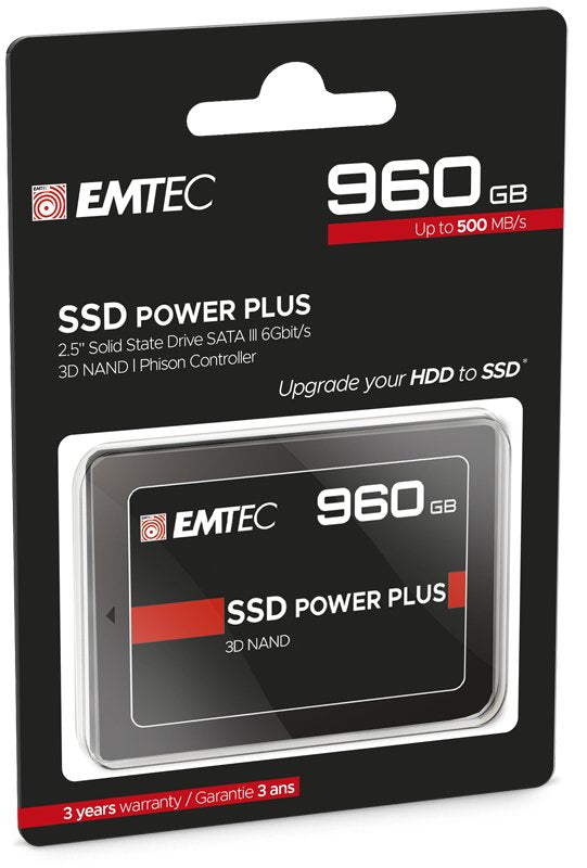 Disco Ssd Emtec 960gb 3d Nand Phison 2,5" (6.3cm) Sataiii