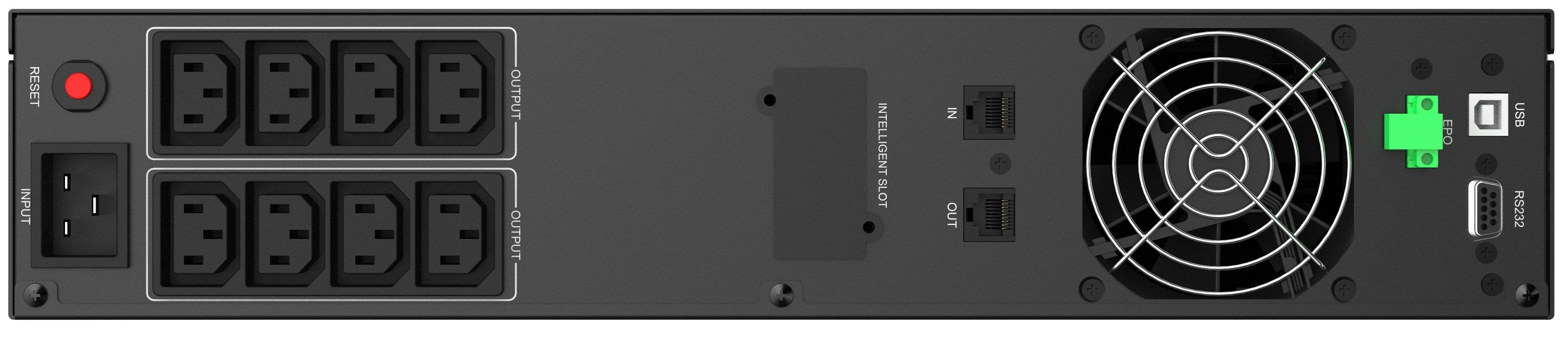 EAN 4260074981230 - PowerWalker VI 3000 RLE UK sistema de alimentación ininterrumpida (UPS) Línea interactiva 3 kVA 1800 W 8 imagen 2