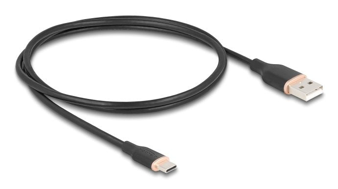 Delock Usb 2.0 Cable Usb Typ-A St > Usb Typ-C St 1m Schwarz