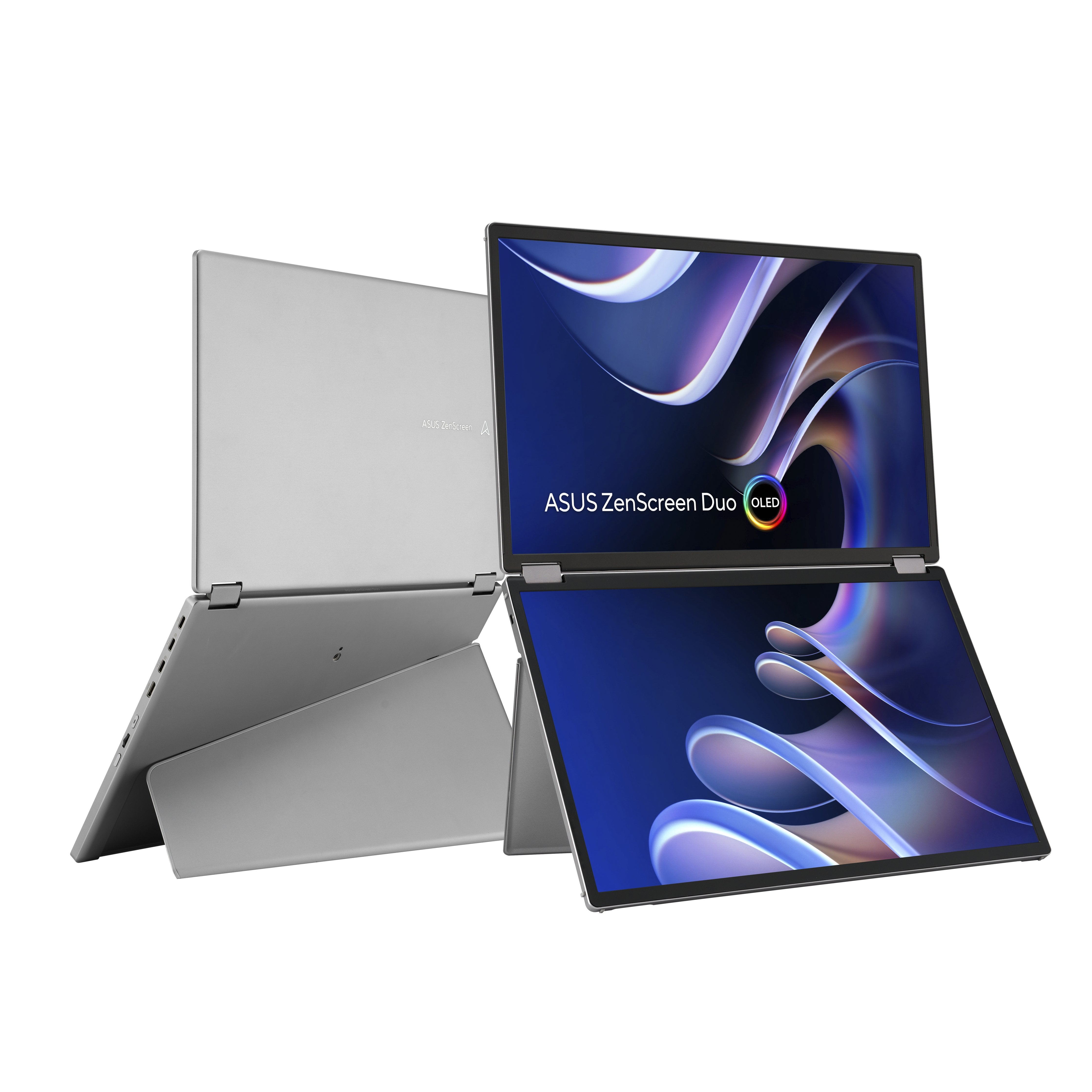 EAN 4711387721551 - ASUS ZenScreen Duo OLED MQ149CD pantalla para PC 35,6 cm (14") 1920 x 1200 Pixeles WUXGA Plata imagen 2