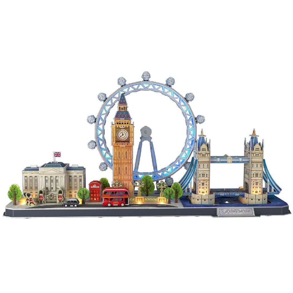 EAN 6944588205324 - CubicFun City Line London LED Puzle 3D 107 pieza(s) Edificios imagen 1