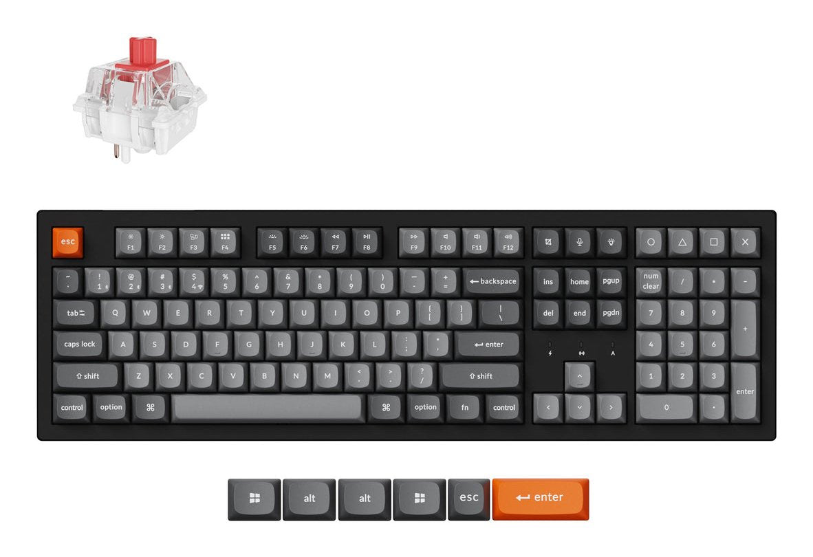 Keychron K10m-H1 Full Size Red Switch