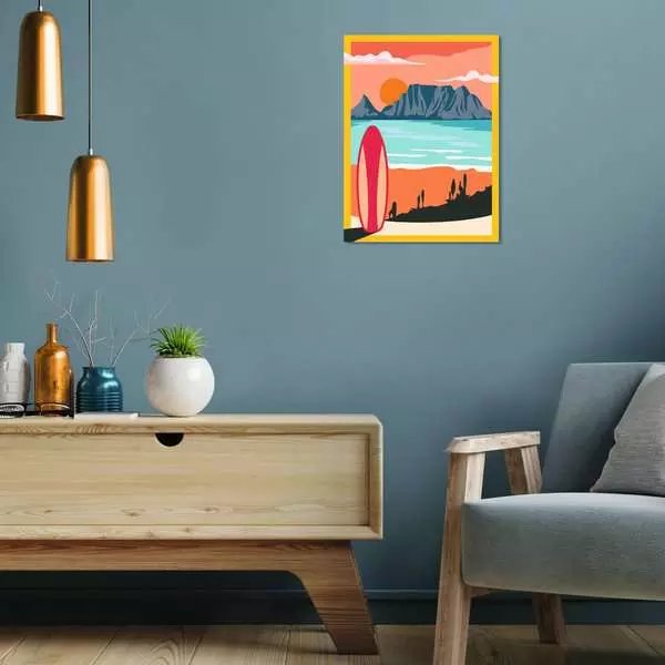 Ravensburger Creart - Atardecer En La Playa, Cuadro 23898