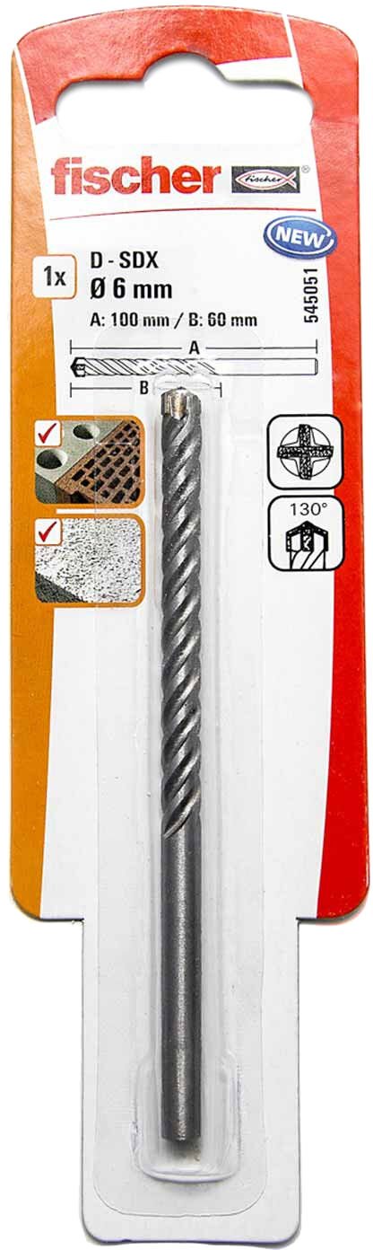 Broca Para Piedra D-Sdx 10.0x70/120bc 545053 Fischer