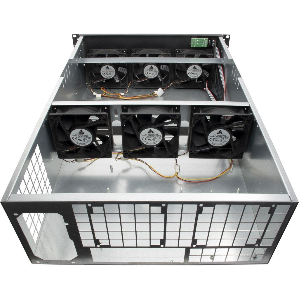 EAN 4260455643030 - Inter-Tech 88887236 carcasa de ordenador Estante Negro, Gris imagen 3