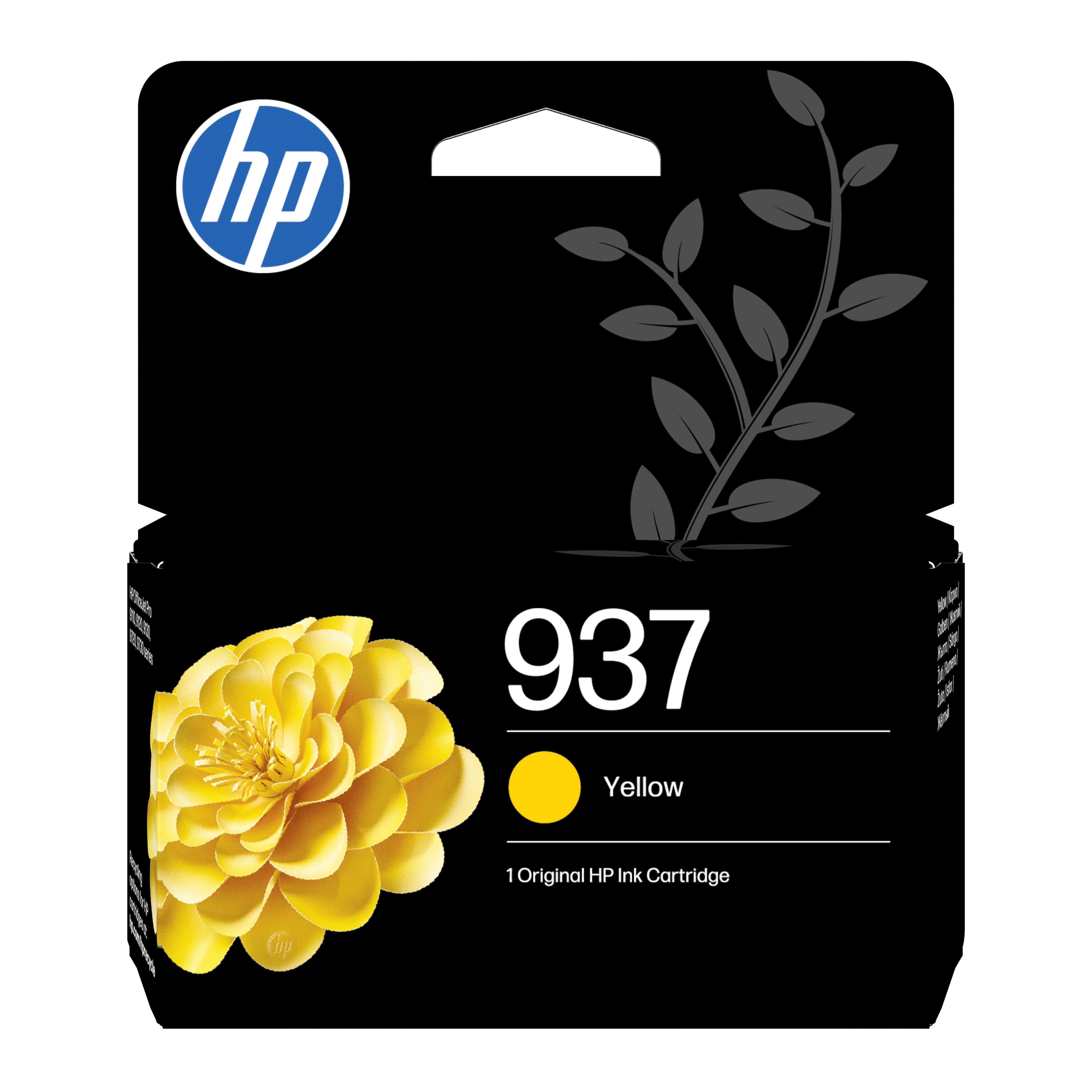 EAN 0199764687982 - HP 937 Yellow Original Ink Cartridge cartucho de tinta 1 pieza(s) Rendimiento estándar imagen 1