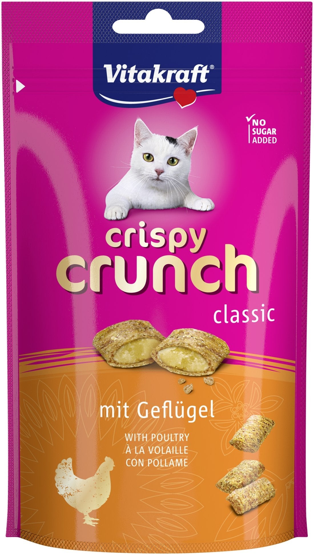 Goma Para Gatos Vitakraft Crispy Crunch Poultry 60g