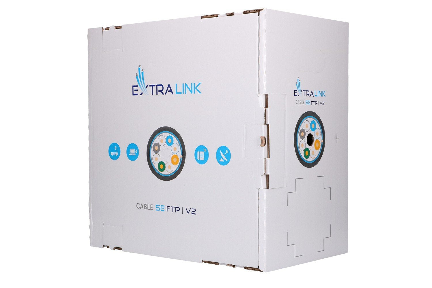 EAN 5902560368710 - Extralink CAT5E FTP (F/UTP) V2 OUTDOOR TWISTED PAIR 305M - Kabel - Netzwerk cable de red Negro F/UTP (FTP imagen 2