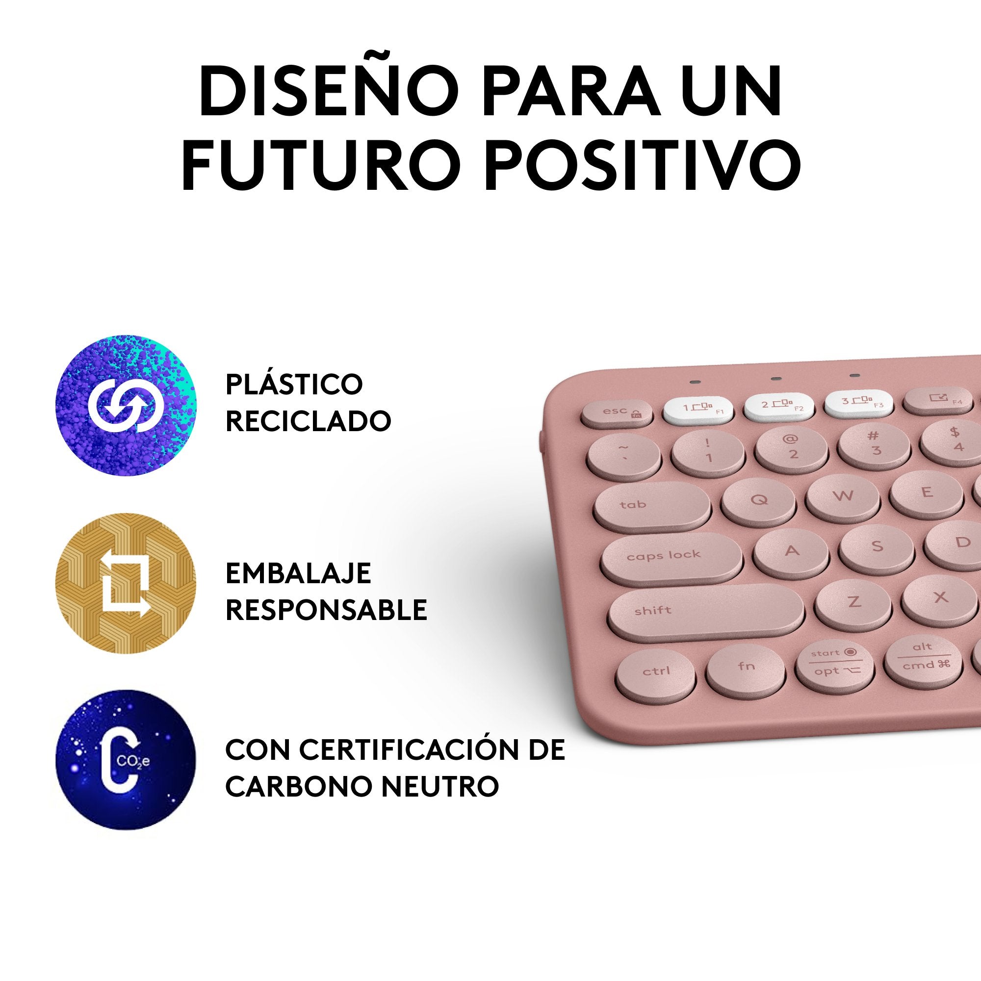 EAN 5099206111271 - Logitech 920-011829 teclado Universal Bluetooth QWERTY Español Rosa imagen 18