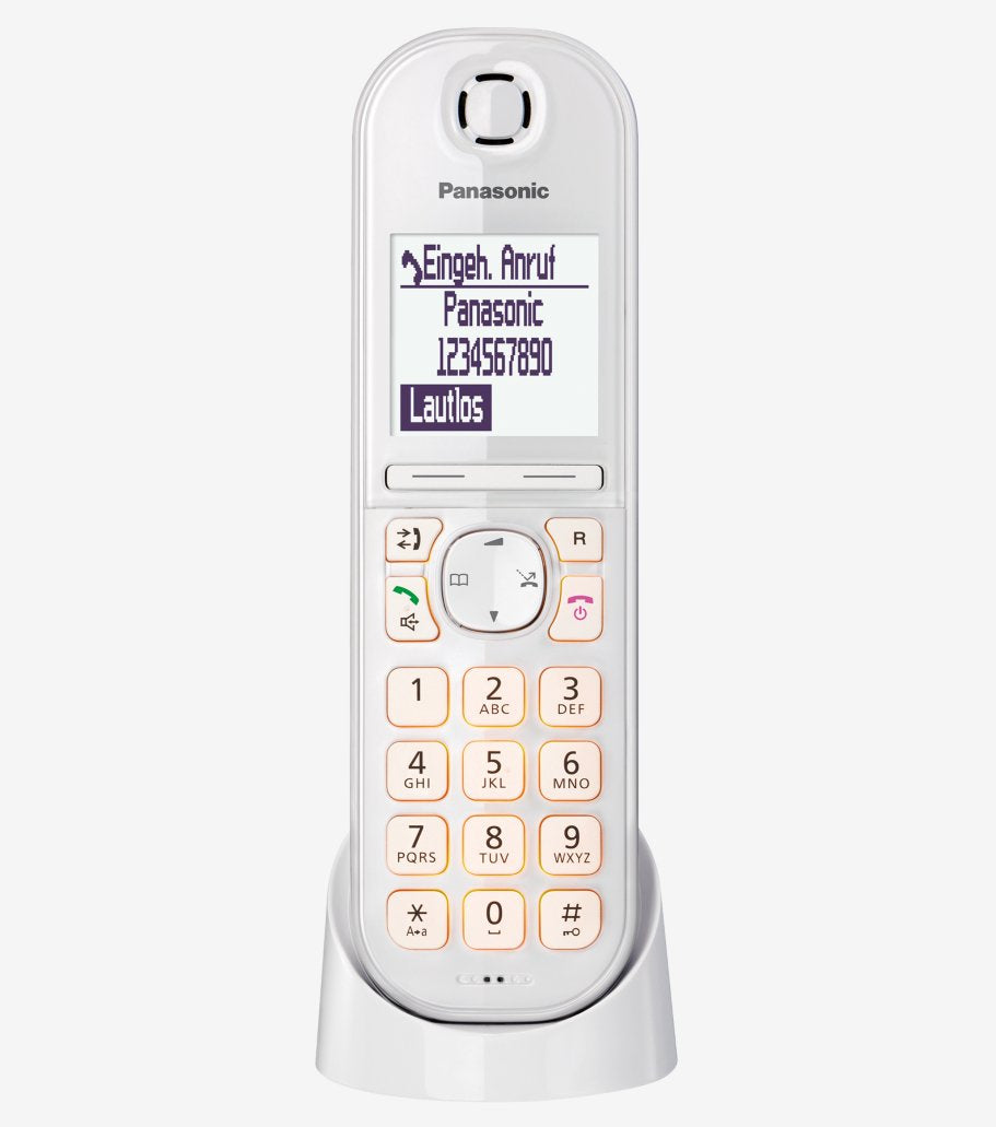 Teléfono Panasonic Kx-Tgq200gw Blanco Cat-Iq 2.0