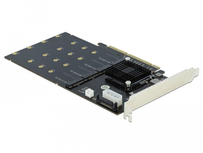 Delock 90409 Tarjeta Pci Express X8 / X16 A 4 X Interna Nvme M.2 Clave M
