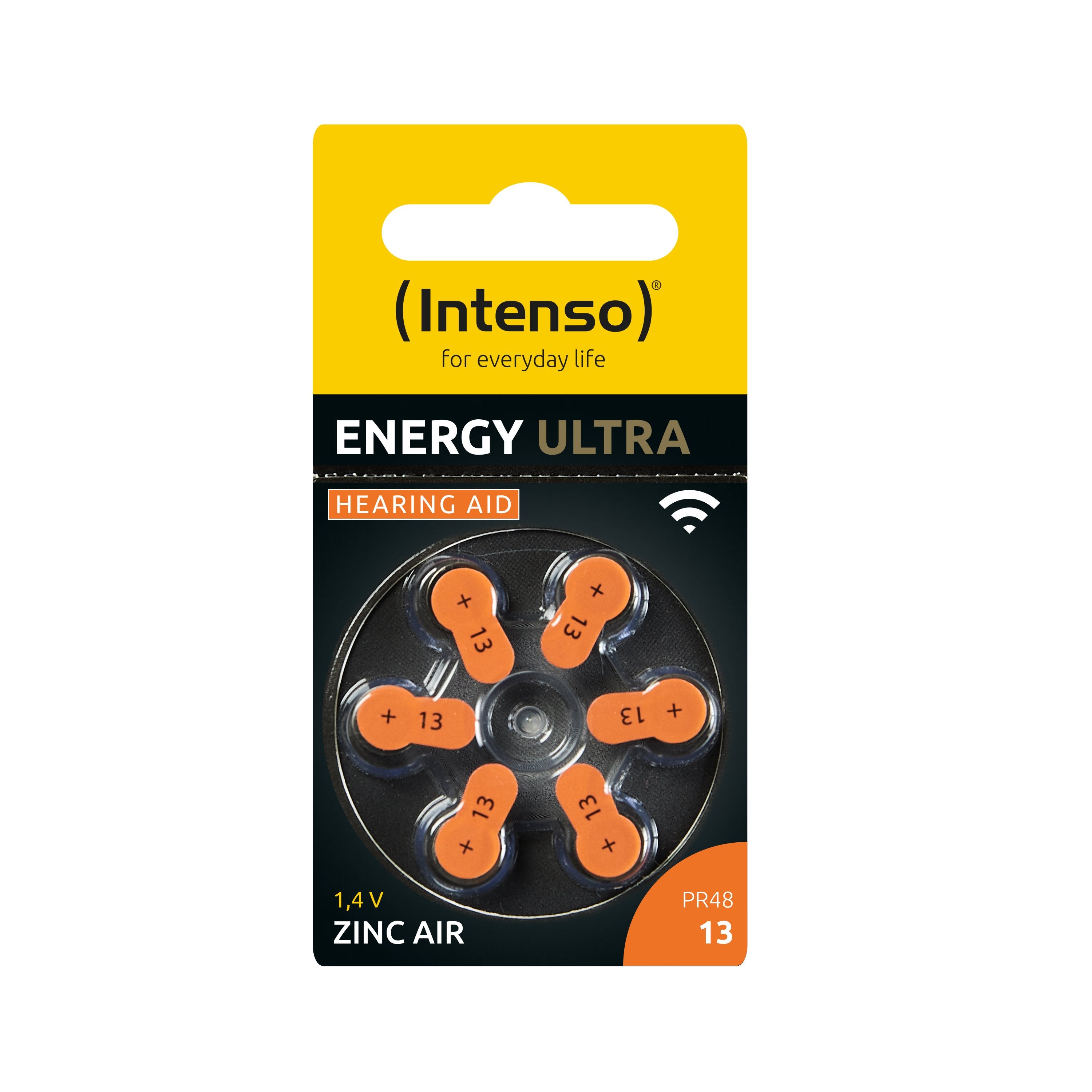 EAN 4034303028986 - Intenso A13 Energy Hörgeraete Batterie 6er Blister - Batterie - 230 mAh Batería de un solo uso 13 Zinc-Ai imagen 2