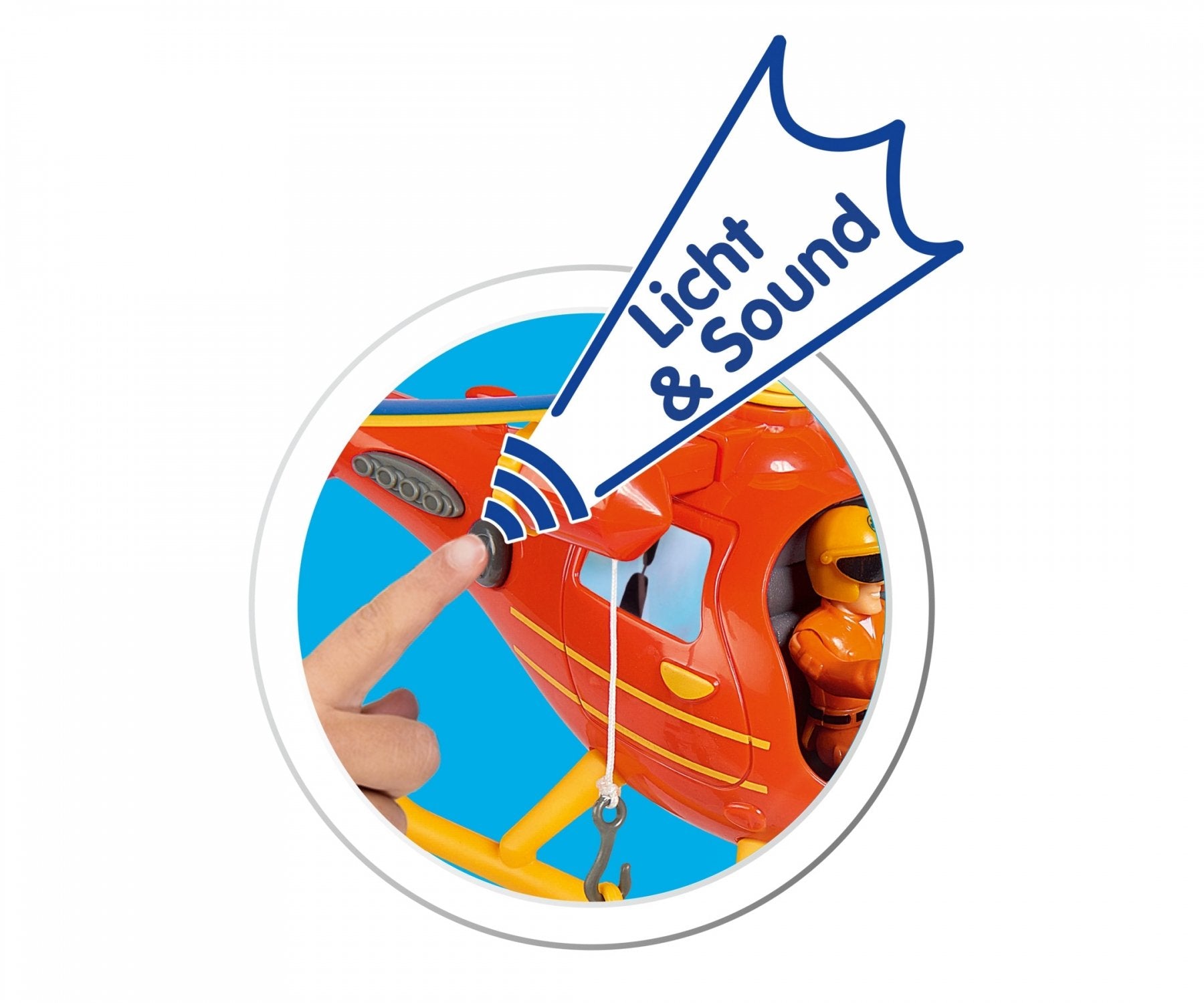 Vehículo De Juguete Simba 109252510 Naranja/Amarillo