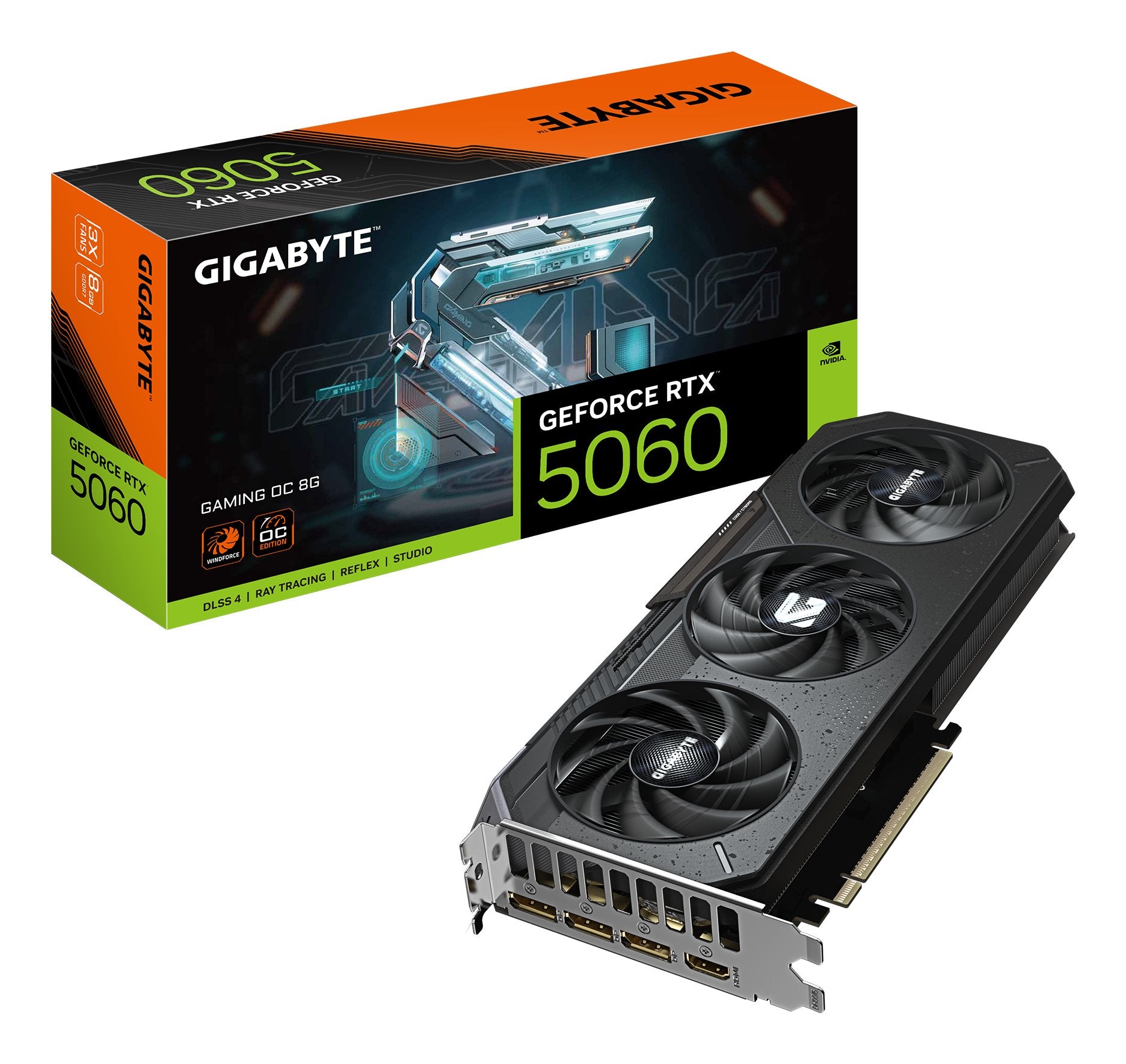 EAN 4719331356408 - GIGABYTE GeForce RTX 5060 GAMING OC 8G NVIDIA imagen 1